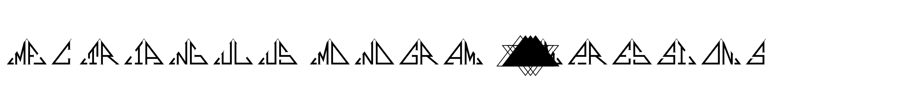 MFC Triangulus Monogram 1000 Impressions